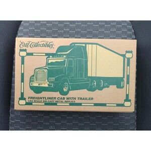 Vintage Ertl Collectibles Freightliner Cab Trailer 1/64 Die-Cast Metal Truck New